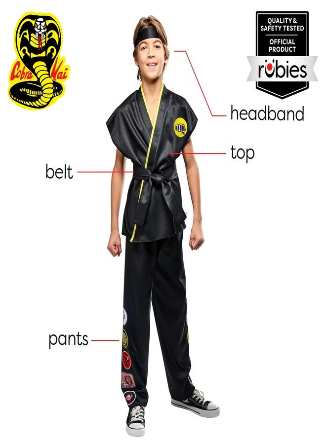 Rubies Karate Kid: Cobra Kai Costume Gi for Kids, Boy's Small - Image 2